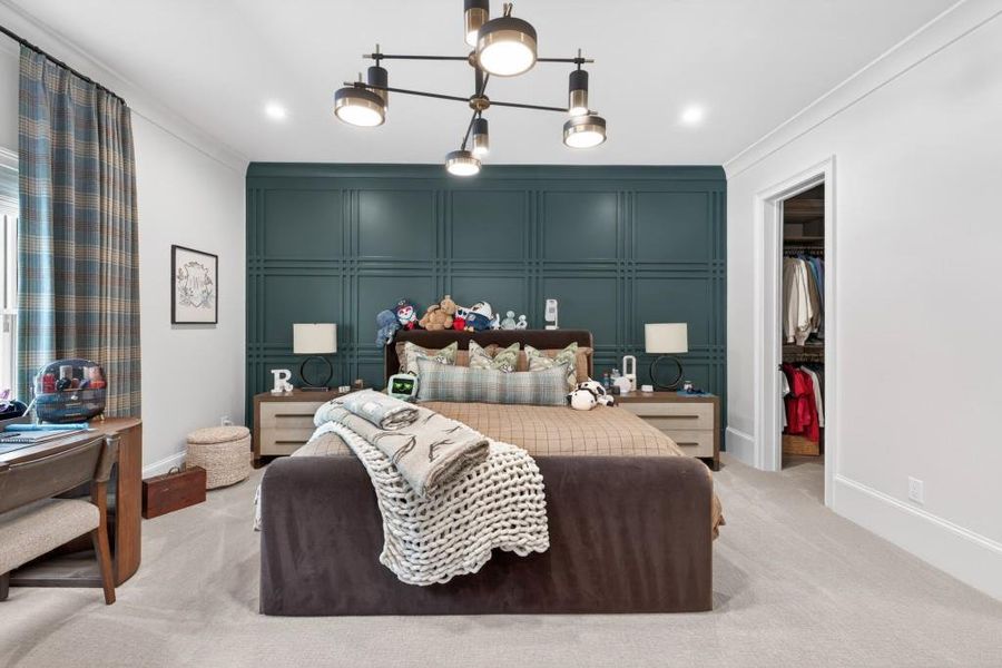 Furnished interior view inside a new home in , Braselton (Image 84).
