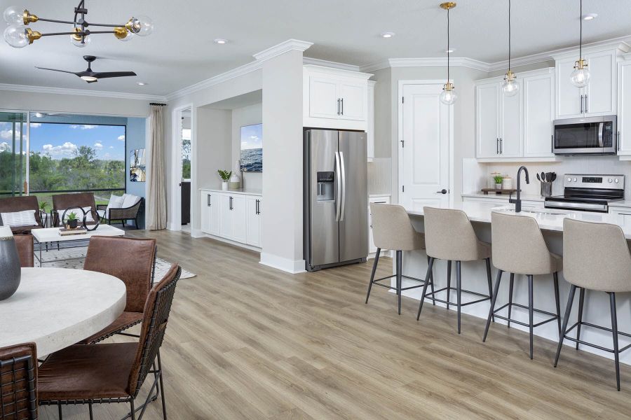 Representative furnished interior of a home built from the Topsail by Mattamy Homes in Wellen Park, Venice (Image 7).