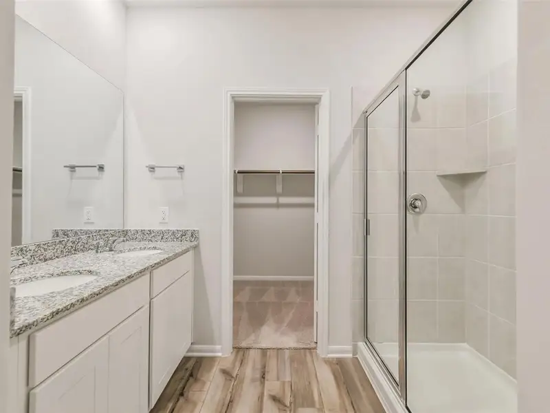 Furnished interior view inside a new home in Caney Creek Place, Conroe (Image 7). Furnished interior view inside a new home in Caney Creek Place, Conroe (Image 7).