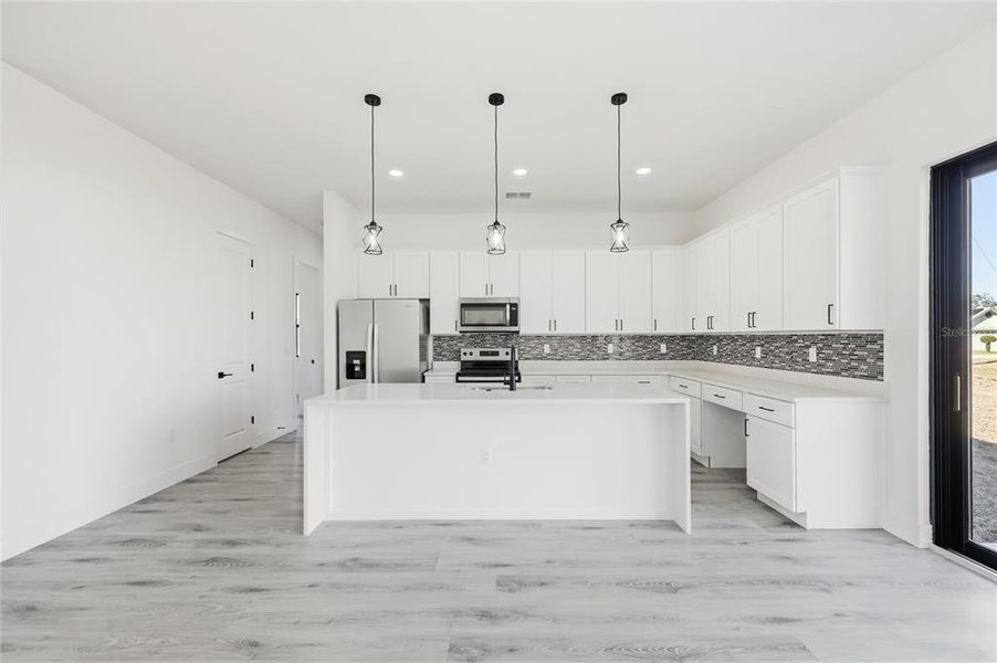 Furnished interior view inside a new home in , Ocklawaha (Image 36).