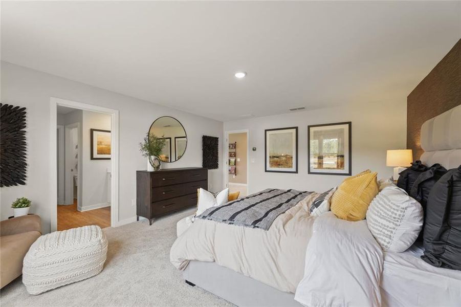 Furnished interior view inside a new home in Oak Grove Glen, Snellville (Image 10).