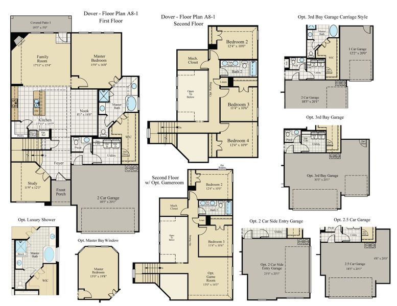 Dover A8-1 Floor Plan