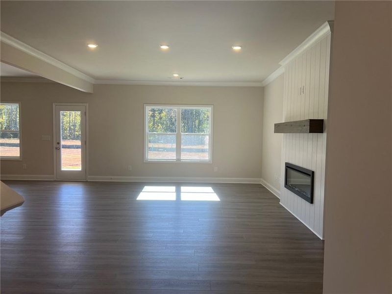 Spacious, unfurnished interior of a new home in Crofton Place Enclave, Snellville (Image 19). Spacious, unfurnished interior of a new home in Crofton Place Enclave, Snellville (Image 19).