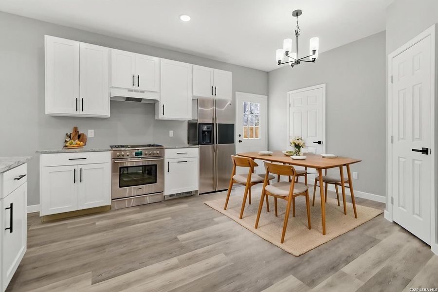 Furnished interior view inside a new home in , San Antonio (Image 11).
