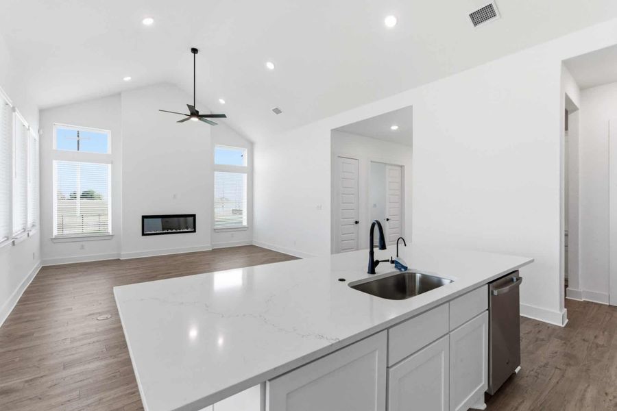 Furnished interior view inside a new home in Sienna Lakes, San Antonio (Image 11). Furnished interior view inside a new home in Sienna Lakes, San Antonio (Image 11).