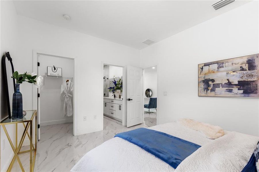 Furnished interior view inside a new home in , Tampa (Image 27).