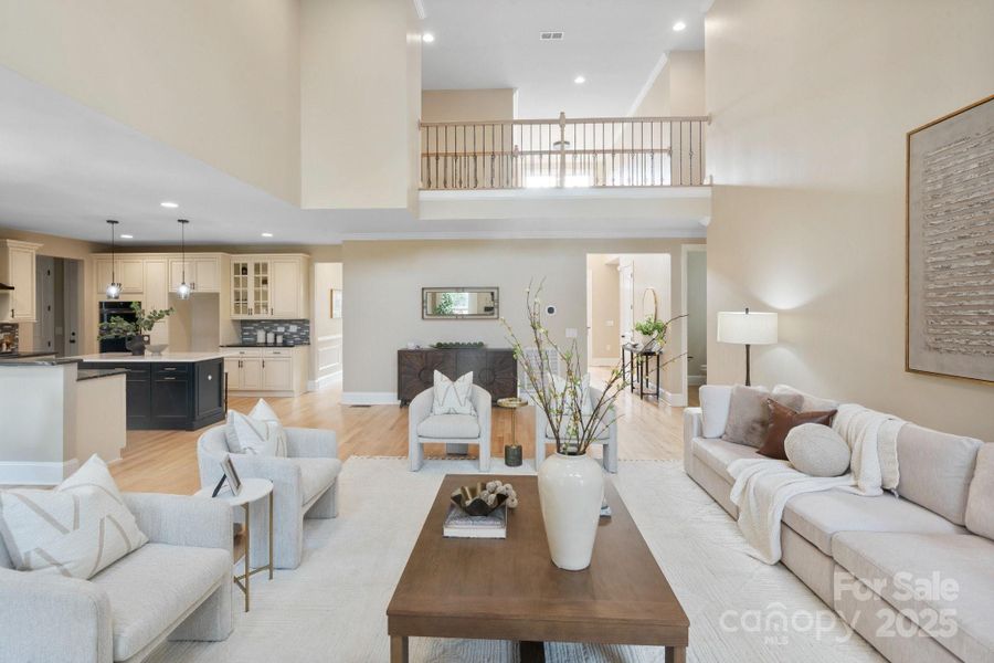 Furnished interior view inside a new home in , Charlotte (Image 39).