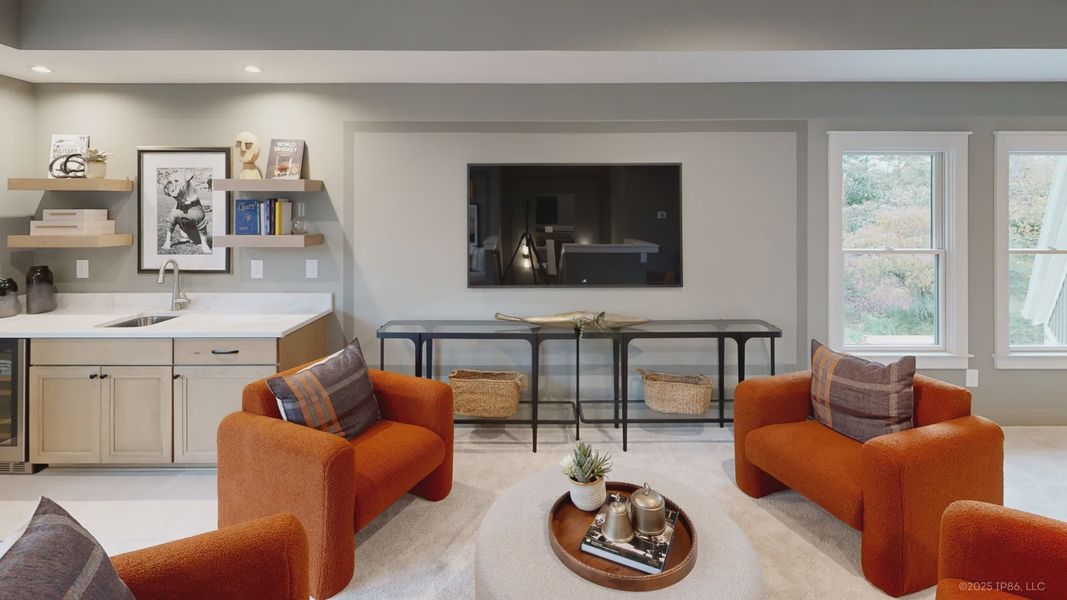 Representative furnished interior of a home built from the Provenance by Epcon Communities in The Courtyards by The Manor, Alpharetta (Image 10).