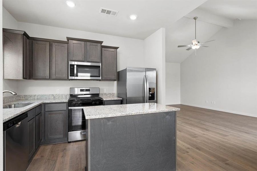 Furnished interior view inside a new home in Logan Square, Fort Worth (Image 4).