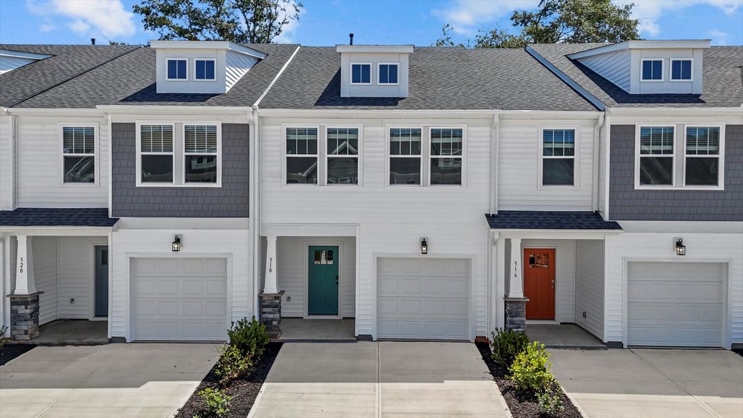 Front exterior of a new home in Hickory Heights, Greenville, SC, highlighting curb appeal (Image 1). Front exterior of a new home in Hickory Heights, Greenville, SC, highlighting curb appeal (Image 1).