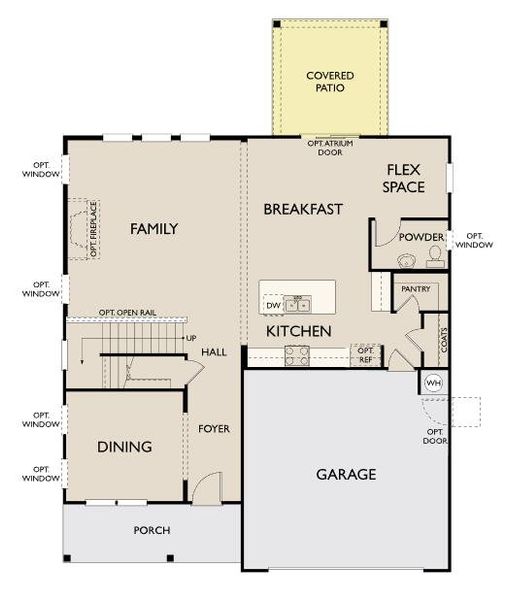 2D floor plan layout of this home in , Summerville, SC (Image 3).