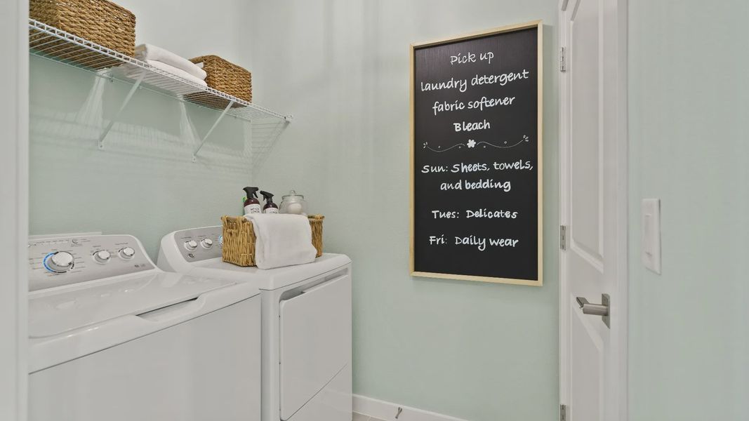 Castaway Floor Plan Laundry Room