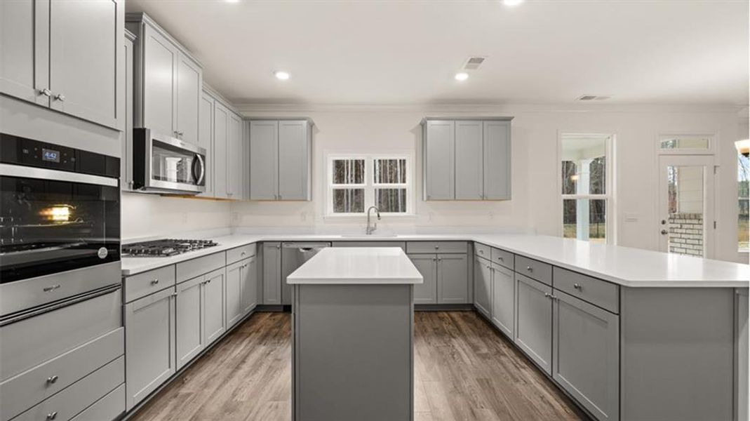 Furnished interior view inside a new home in Wildwood, Covington (Image 5). Furnished interior view inside a new home in Wildwood, Covington (Image 5).