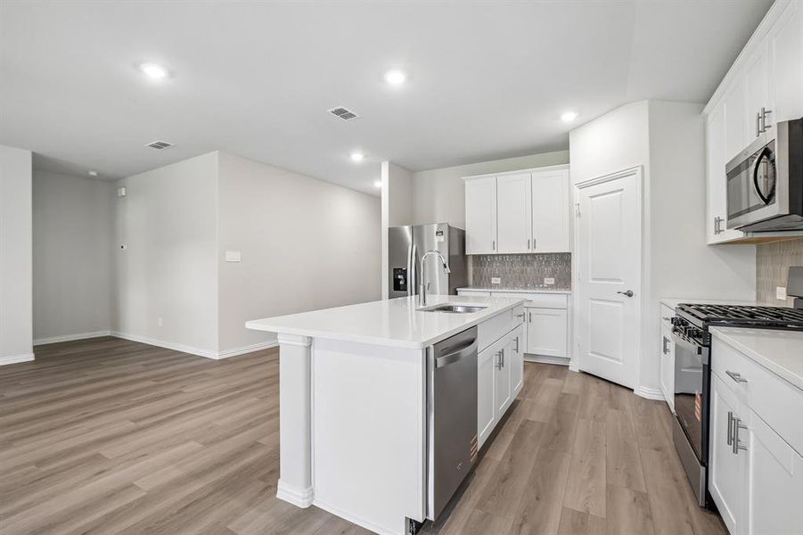 Furnished interior view inside a new home in Stella Hills, Denton (Image 16).