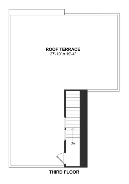 2D floor plan layout for the Seaview III by K. Hovnanian® Homes in Prestige on 64th, Phoenix, AZ (Image 5).
