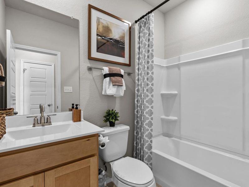 Representative furnished interior of a home built from the The Summit A by Davidson Homes LLC in Morgan Meadows, San Antonio (Image 31). Representative furnished interior of a home built from the The Summit A by Davidson Homes LLC in Morgan Meadows, San Antonio (Image 31).