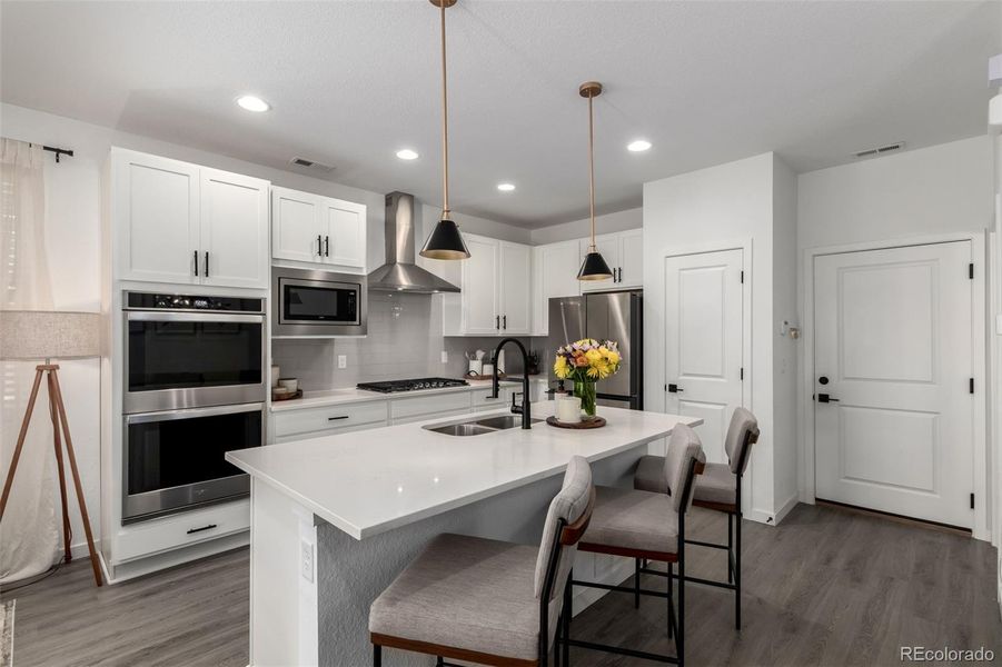 Furnished interior view inside a new home in , Littleton (Image 11).
