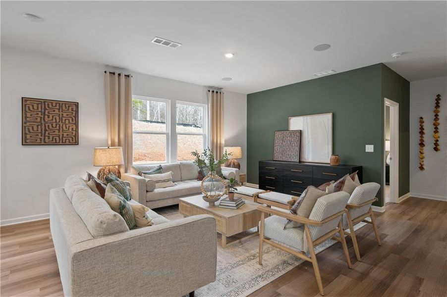 Furnished interior view inside a new home in , Gainesville (Image 11).