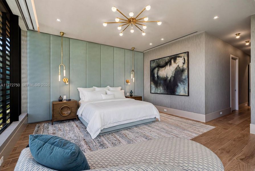 Furnished interior view inside a new home in , Miami Beach (Image 7). Furnished interior view inside a new home in , Miami Beach (Image 7).