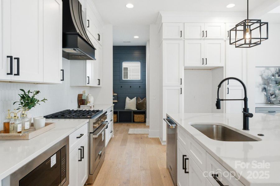 Furnished interior view inside a new home in , Charlotte (Image 12).