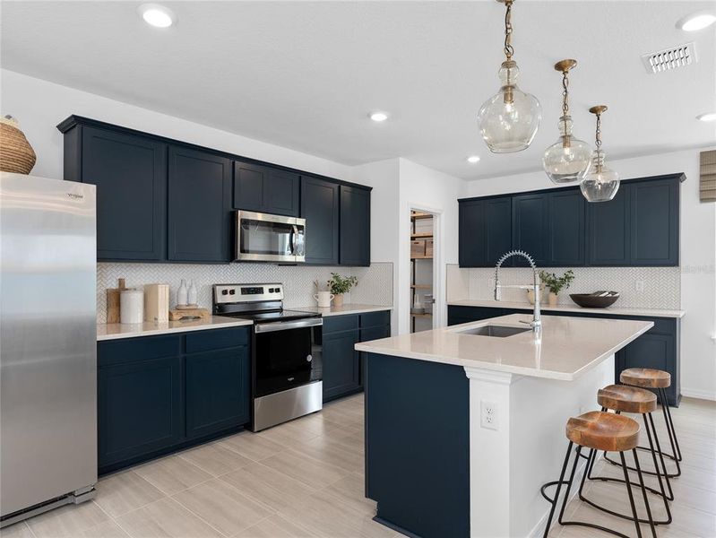 Furnished interior view inside a new home in EverBe, Orlando (Image 15).