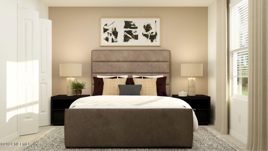 Furnished interior view inside a new home in Holstein Crossing, Green Cove Springs (Image 20).