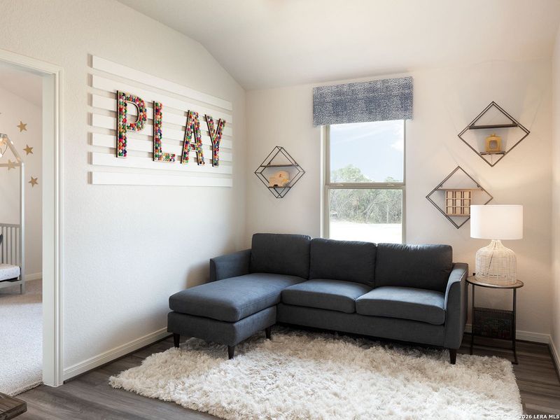 Furnished interior view inside a new home in Royal Crest, San Antonio (Image 8).