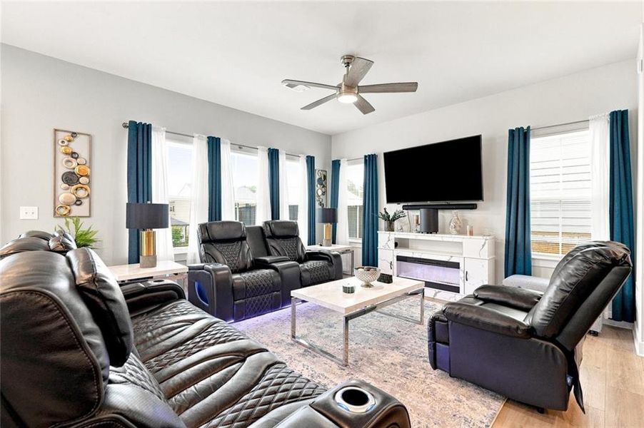 Furnished interior view inside a new home in , Hoschton (Image 17). Furnished interior view inside a new home in , Hoschton (Image 17).