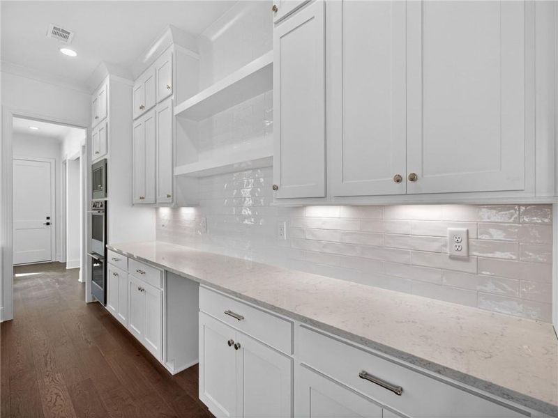 Furnished interior view inside a new home in , Suwanee (Image 11).