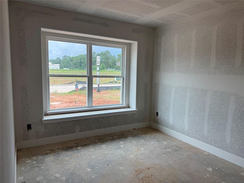 In-progress construction of a new home in Crockett Meadows, Conroe, TX (Image 10).