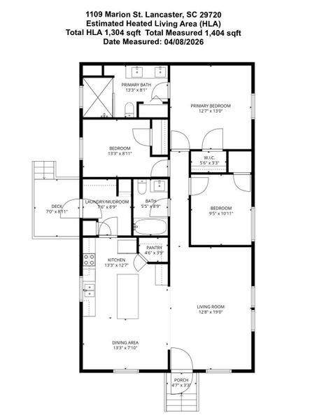 2D floor plan layout of this home in , Lancaster, SC (Image 3). 2D floor plan layout of this home in , Lancaster, SC (Image 3).
