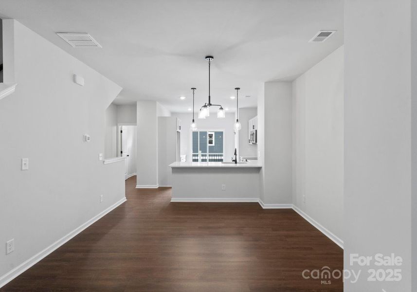 Living / Dining / Kitchen - Upper