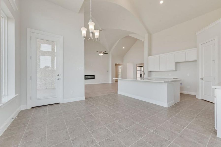 Furnished interior view inside a new home in Breezy Hill, Rockwall (Image 13). Furnished interior view inside a new home in Breezy Hill, Rockwall (Image 13).