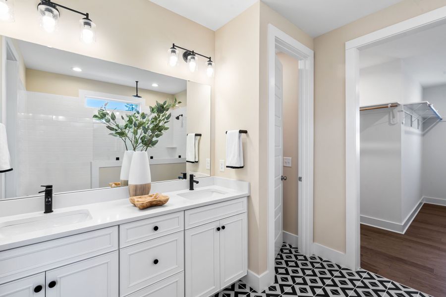Representative furnished interior of a home built from the Eldorado by Mattamy Homes in Madison Park, Lillington (Image 19).