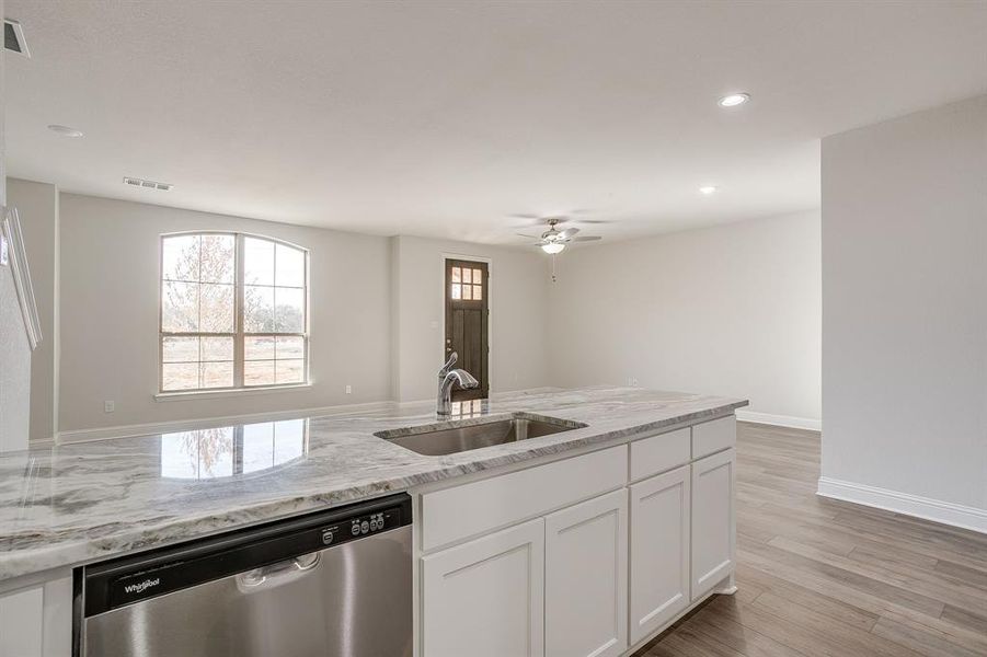 Furnished interior view inside a new home in Knight's Landing on Eden Road, Arlington (Image 12).