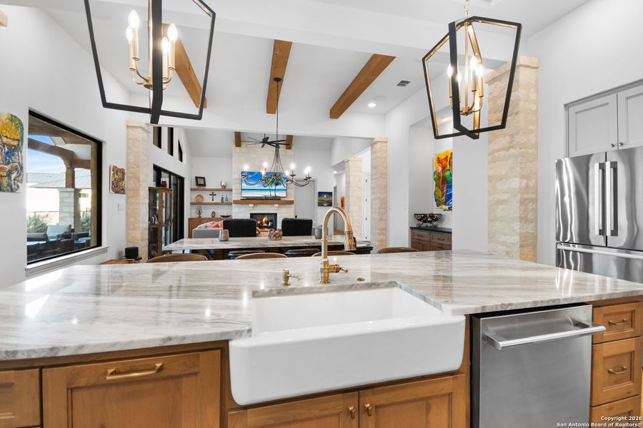 Furnished interior view inside a new home in , Boerne (Image 12).