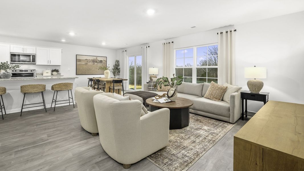 Furnished interior view inside a new home in Aspen Place, Thomasville (Image 14).