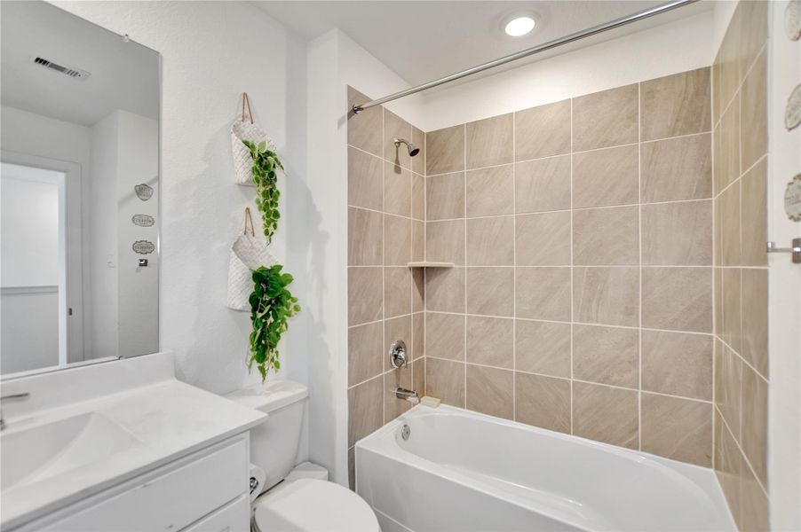 Furnished interior view inside a new home in Legacy Park, Houston (Image 17).