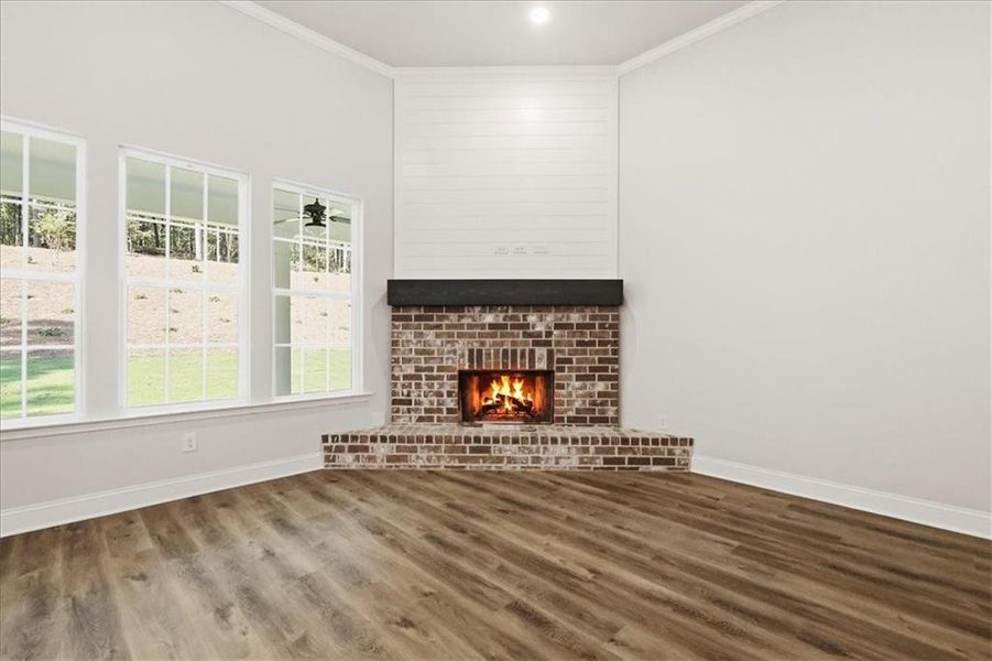 Spacious, unfurnished interior of a new home in , Monroe (Image 28).