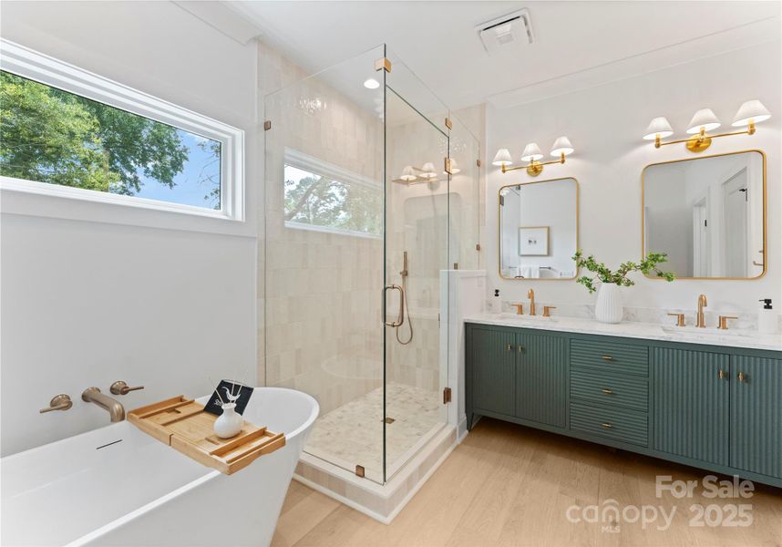 Furnished interior view inside a new home in , Charlotte (Image 9). Furnished interior view inside a new home in , Charlotte (Image 9).