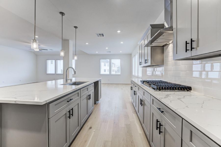 Furnished interior view inside a new home in Townsen Landing, Humble (Image 7).