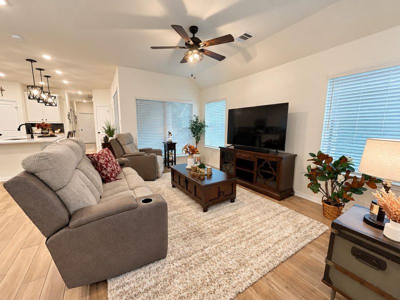 Furnished interior view inside a new home in Woodforest, Montgomery (Image 12).