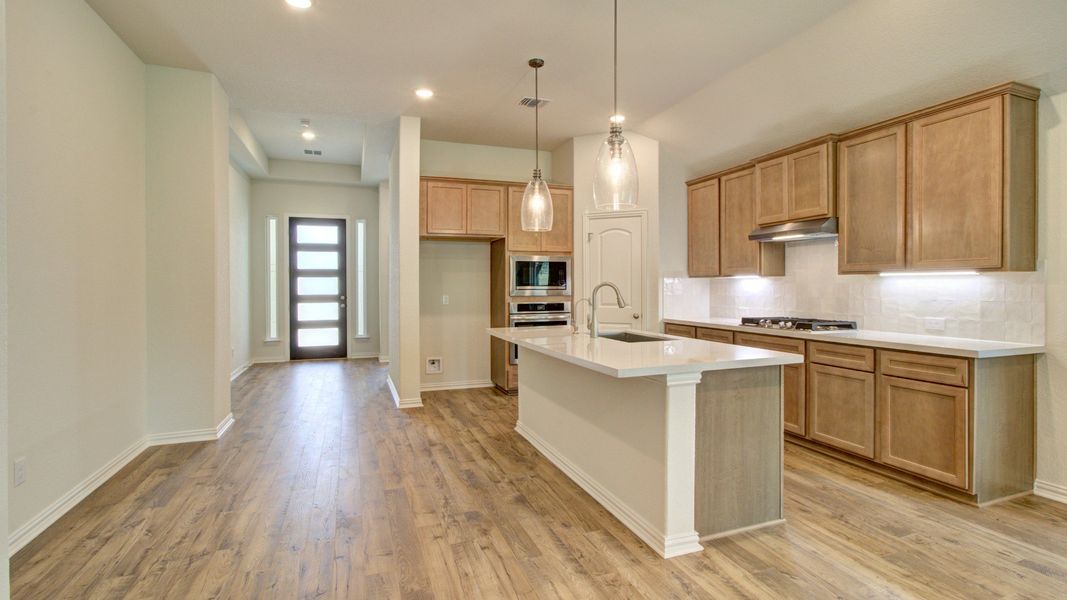 Furnished interior view inside a new home in The Crossvine, Schertz (Image 8).
