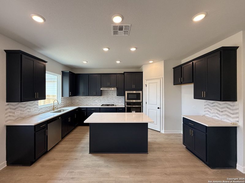 Furnished interior view inside a new home in Enclave at Hennersby Hollow 50's, San Antonio (Image 11). Furnished interior view inside a new home in Enclave at Hennersby Hollow 50's, San Antonio (Image 11).