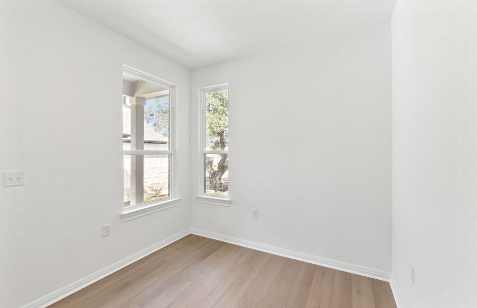 Spacious, unfurnished interior of a new home in Sun City Texas, Georgetown (Image 40). Spacious, unfurnished interior of a new home in Sun City Texas, Georgetown (Image 40).