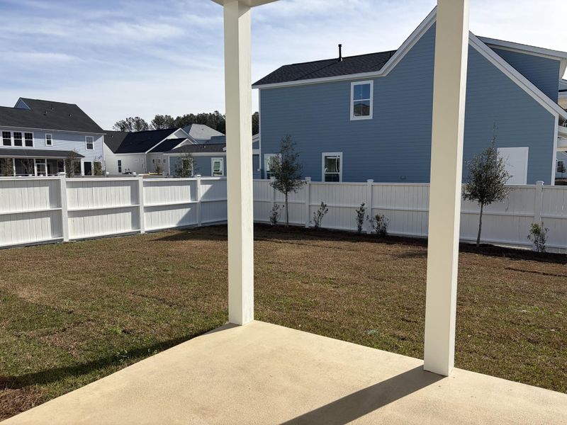 Exterior details and patio area of a home in Nexton - Midtown, Summerville (Image 4).