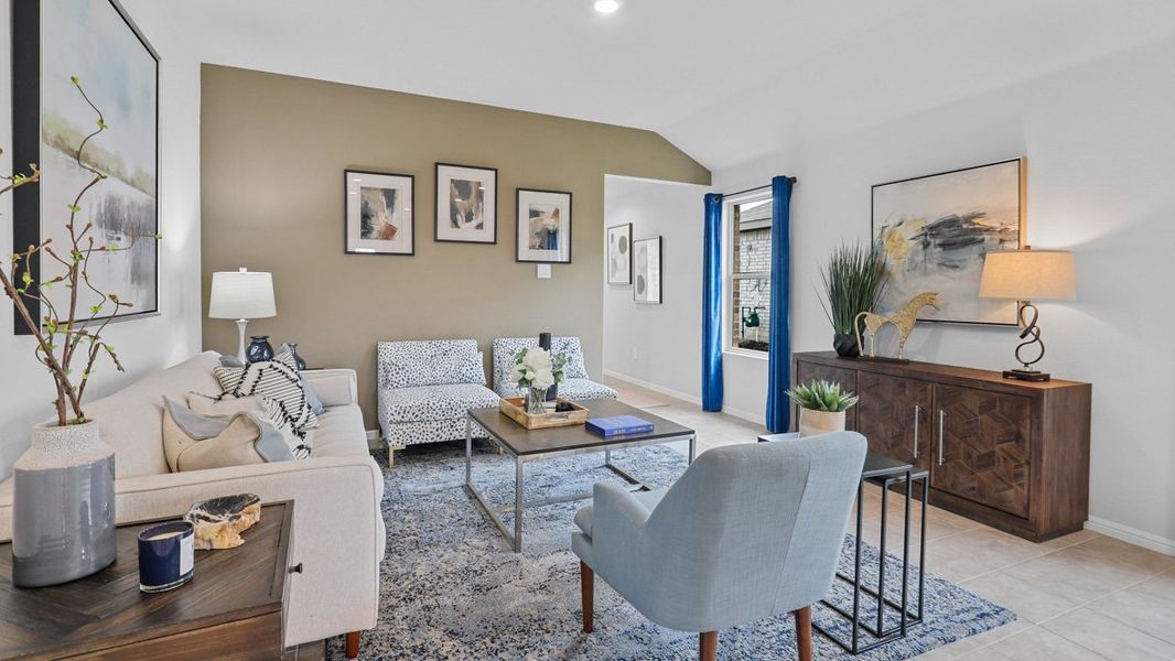 Furnished interior view inside a new home in Monarch at the Meadows, Ponder (Image 17).