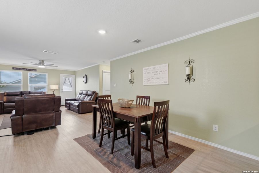 Furnished interior view inside a new home in Crescent Hills, San Antonio (Image 25). Furnished interior view inside a new home in Crescent Hills, San Antonio (Image 25).