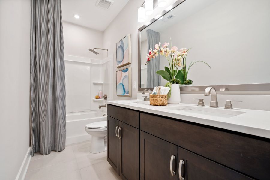 Furnished interior view inside a new home in Seven Oaks, Belmont (Image 23).