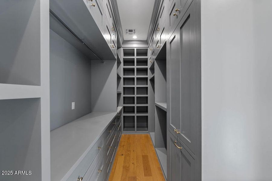 His Walk- in Closet